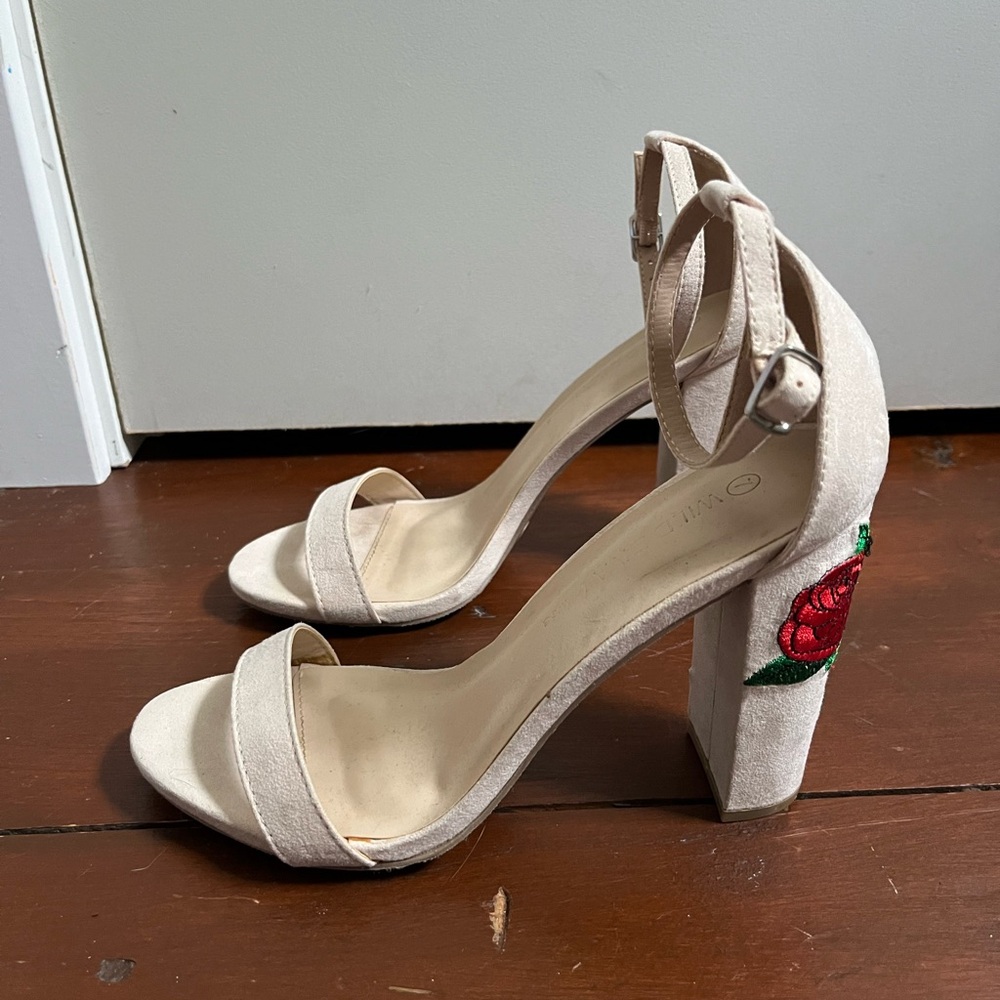 Rose high heels